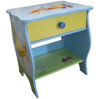 Noptiera cu sertar si etajera- Mobilier tematic Transportation  din lemn MDF Liberty House